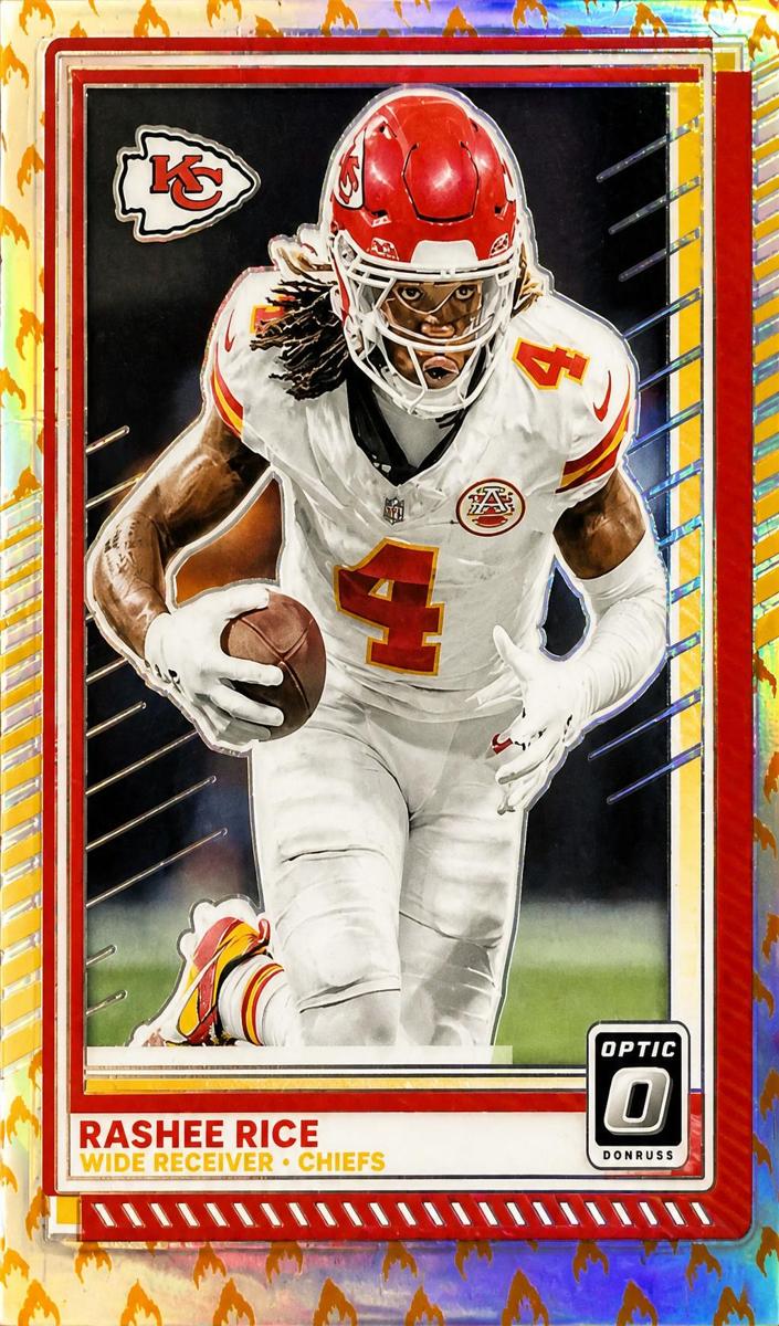 Rashee Rice 2025 Donruss Optic Football card