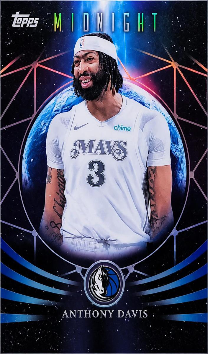 2025 Topps Midnight Anthony Davis #MF-11 card