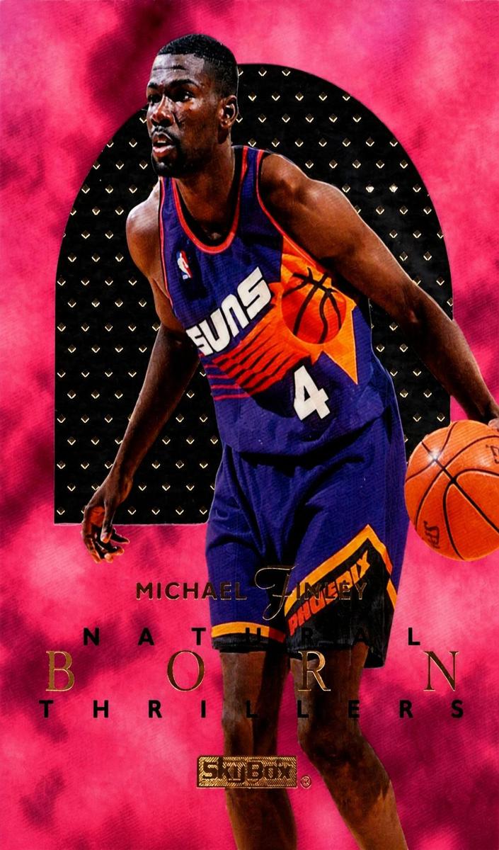 1995 Skybox E-XL Michael Finley #8 card