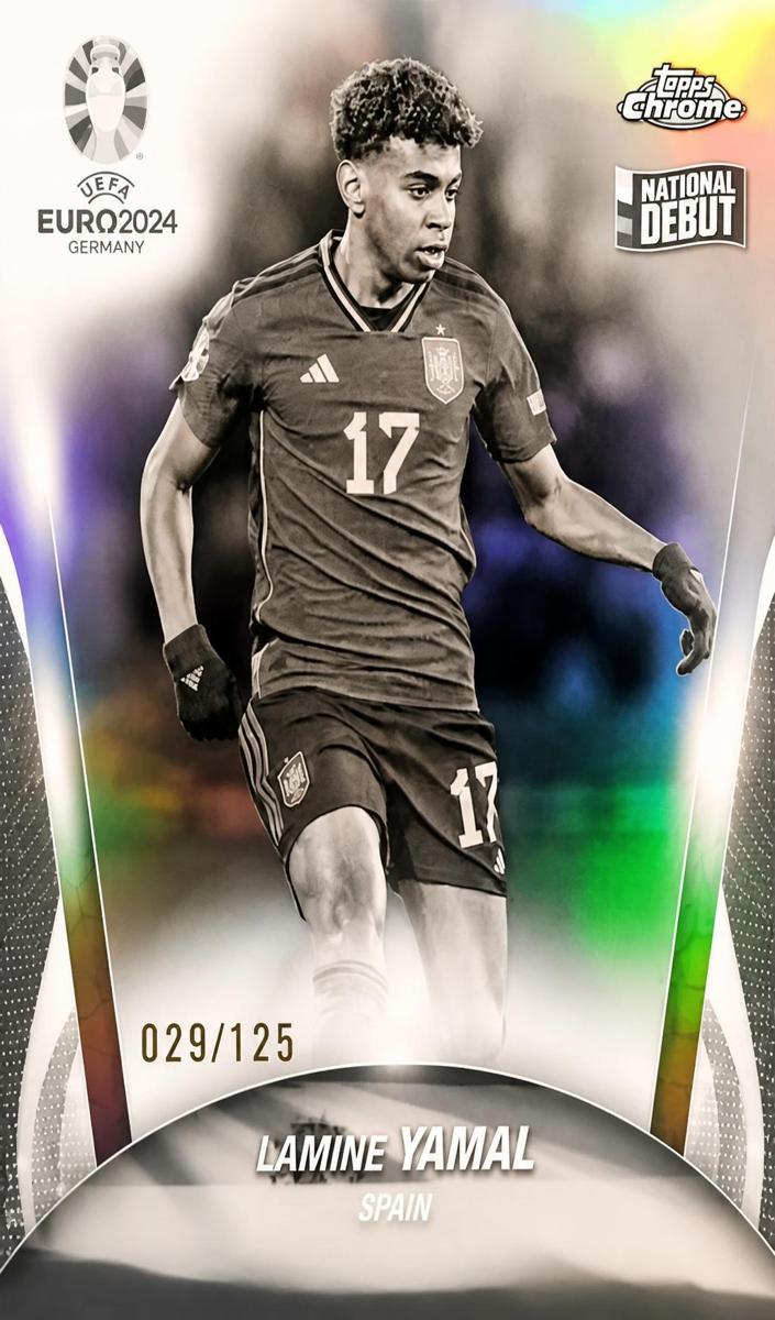 2024 Lamine Yamal [Black and White Refractor] #17