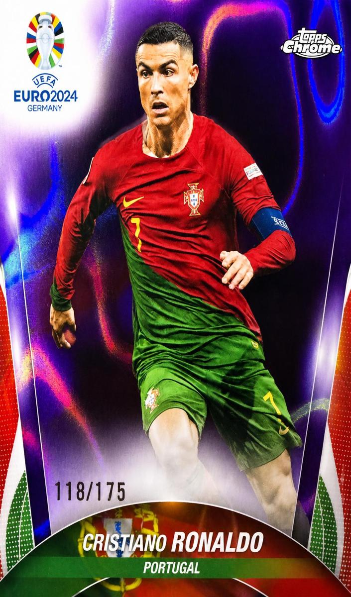 2024 Cristiano Ronaldo [Purple Lava Refractor] #7