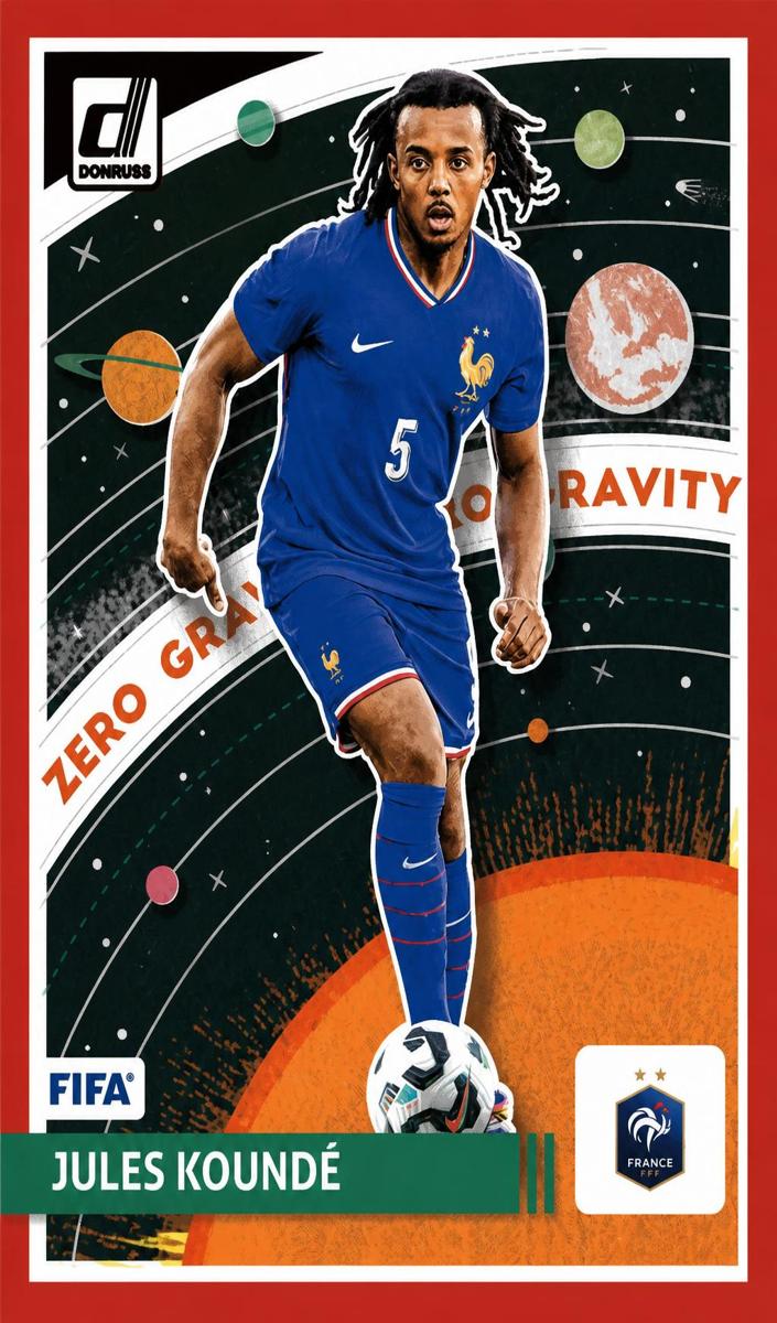 2024 Panini Donruss Jules Kounde [Red] #17 card