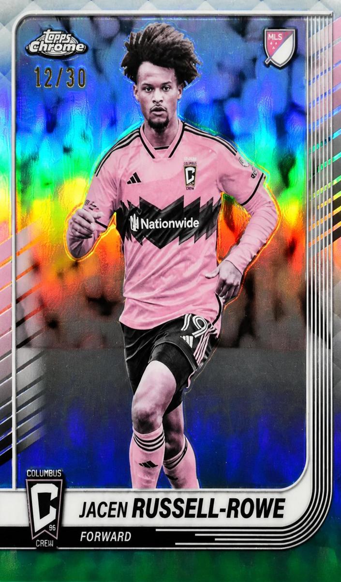 Jacen Russell-Rowe 2025 Chrome MLS Soccer card