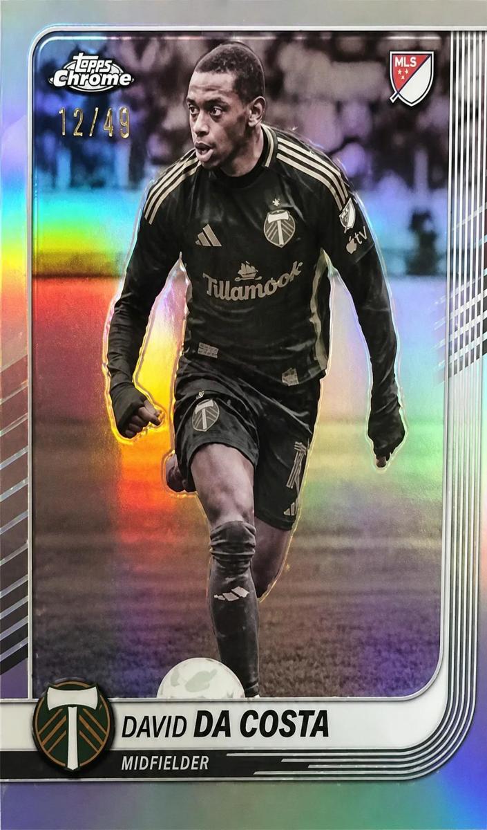 David da Costa 2025 Chrome MLS Soccer card