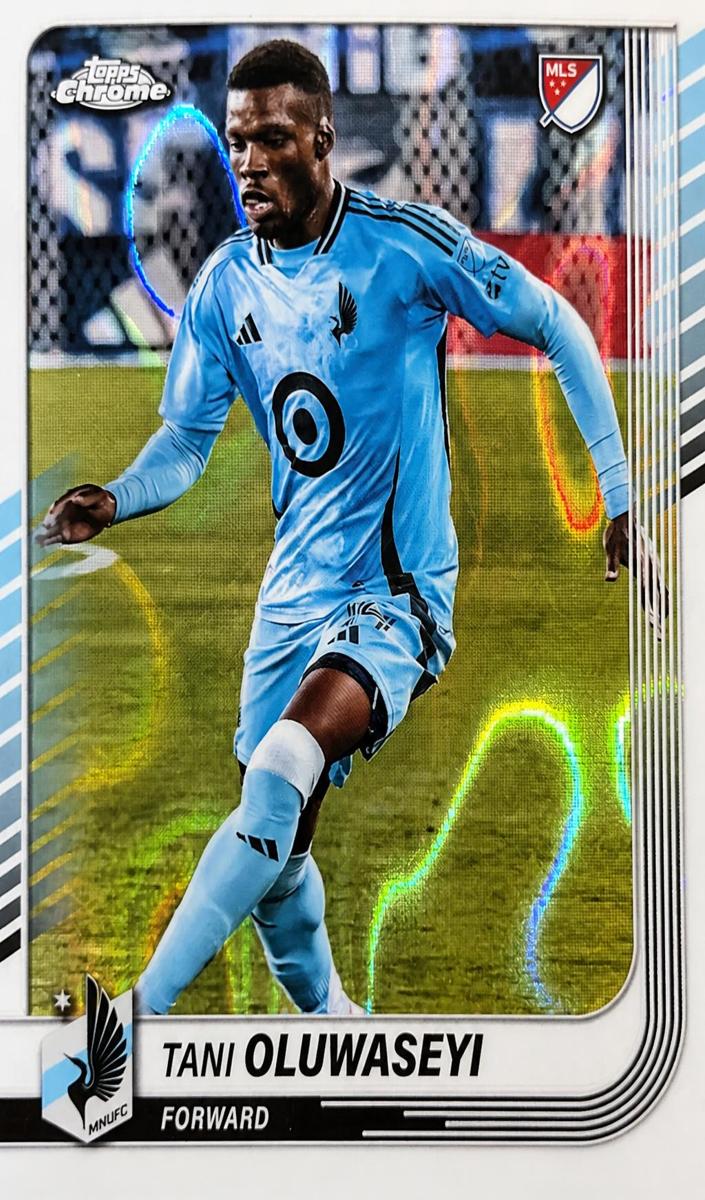 Tani Oluwaseyi 2025 Chrome MLS Soccer card