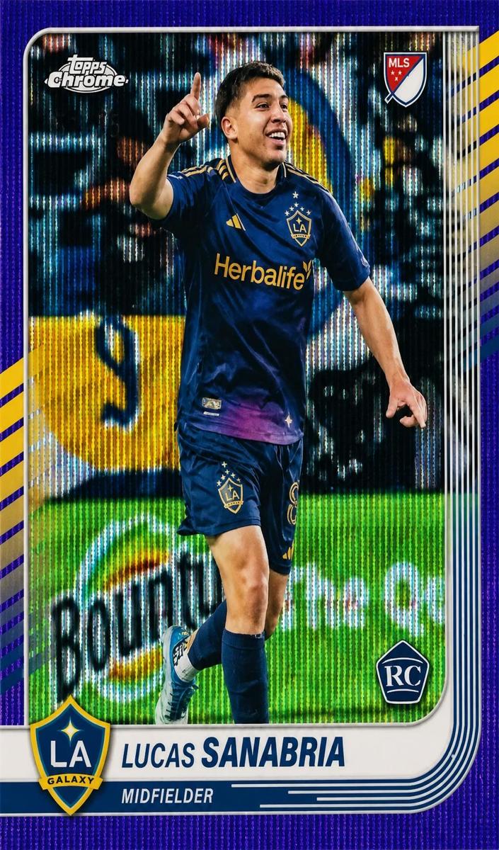 Lucas Sanabria 2025 Chrome MLS Soccer card