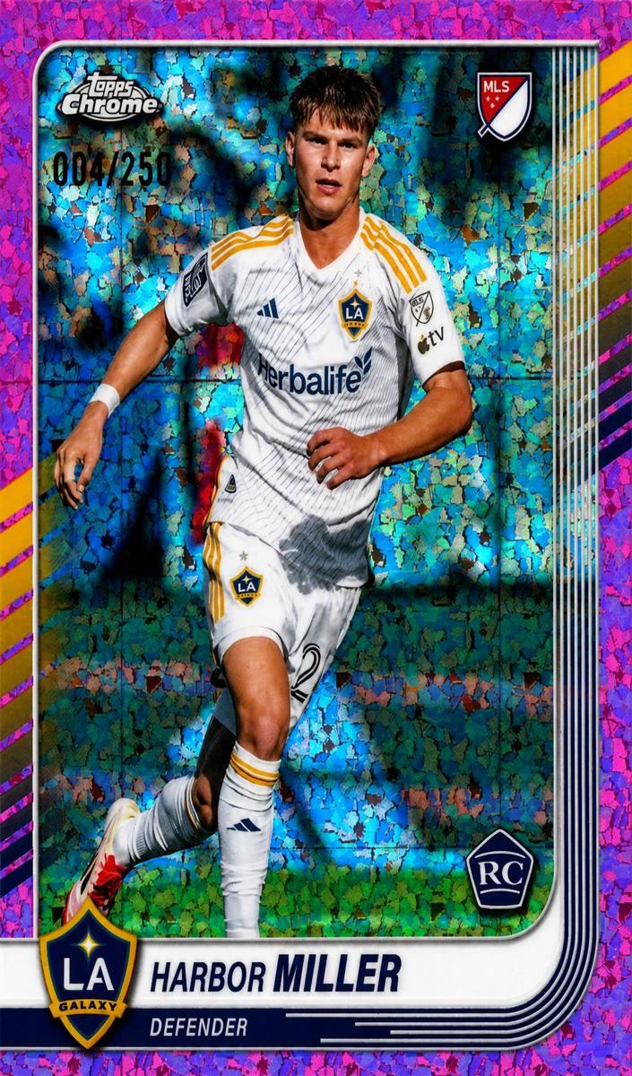 Harbor Miller 2025 Chrome MLS Soccer card