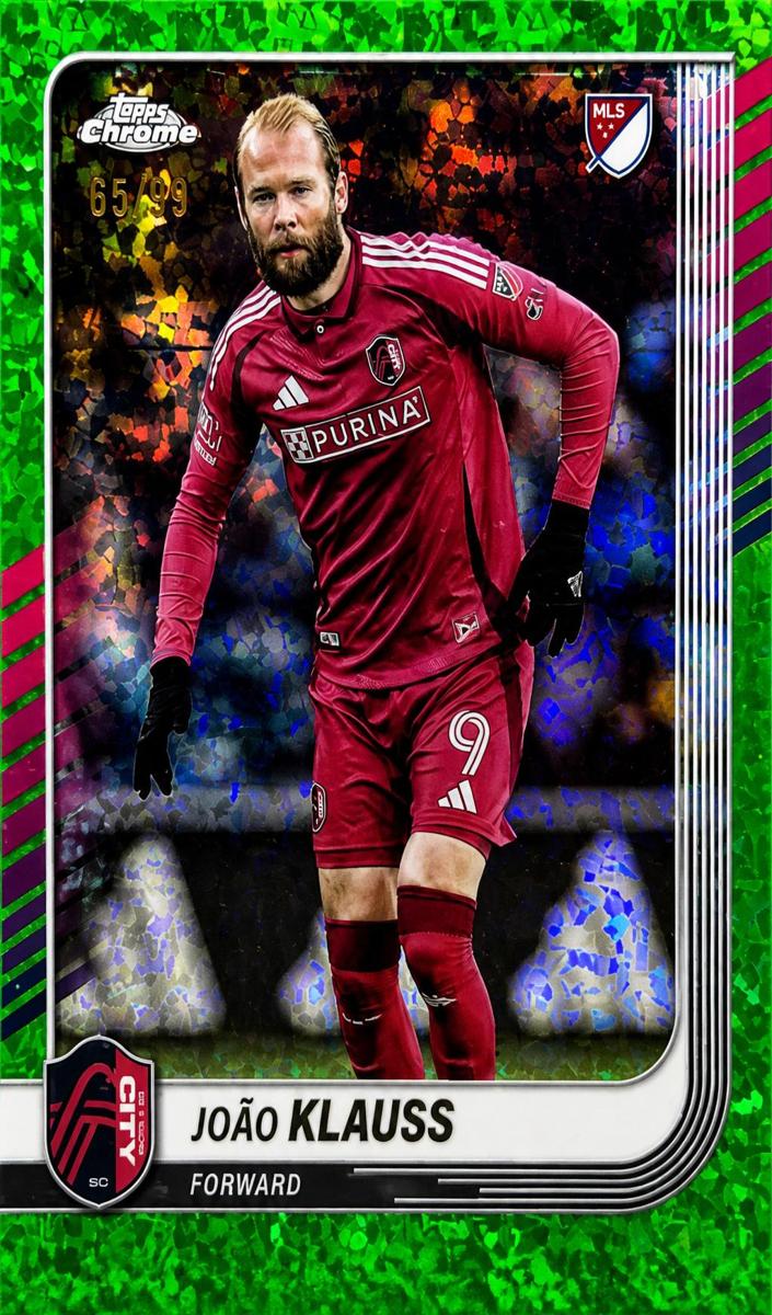 Joao Klauss 2025 Chrome MLS Soccer card