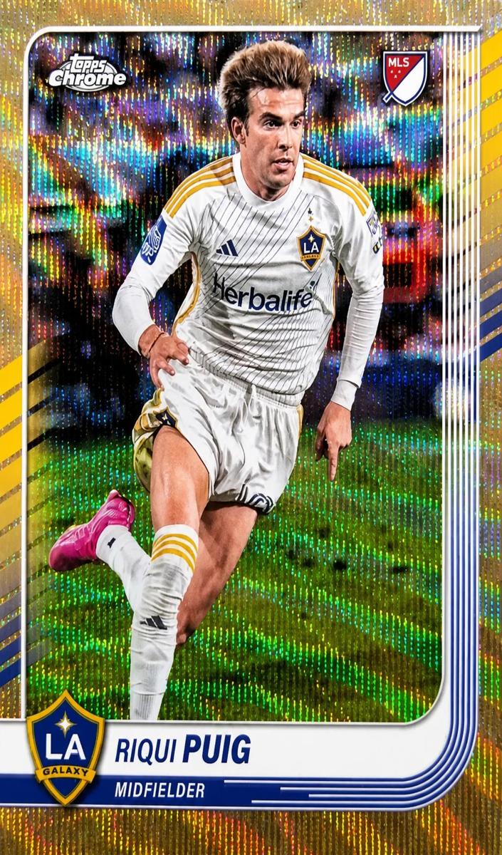 Riqui Puig 2025 Chrome MLS Soccer card