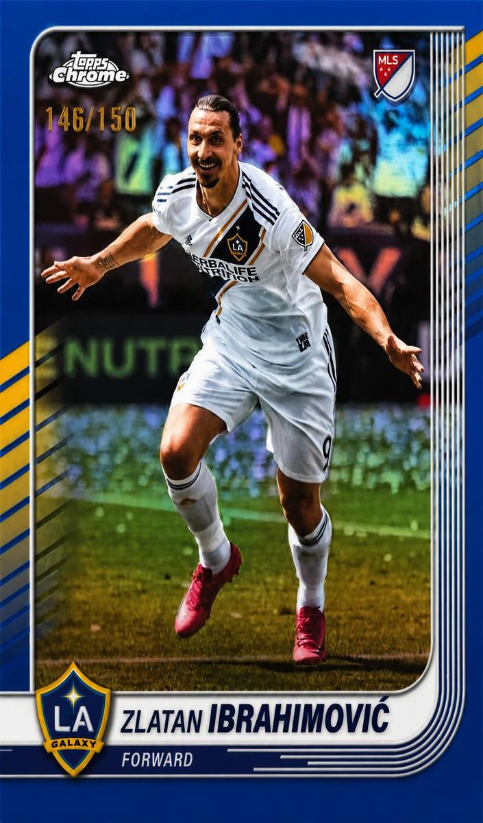 2025 Zlatan Ibrahimovic [Blue Refractor] #9