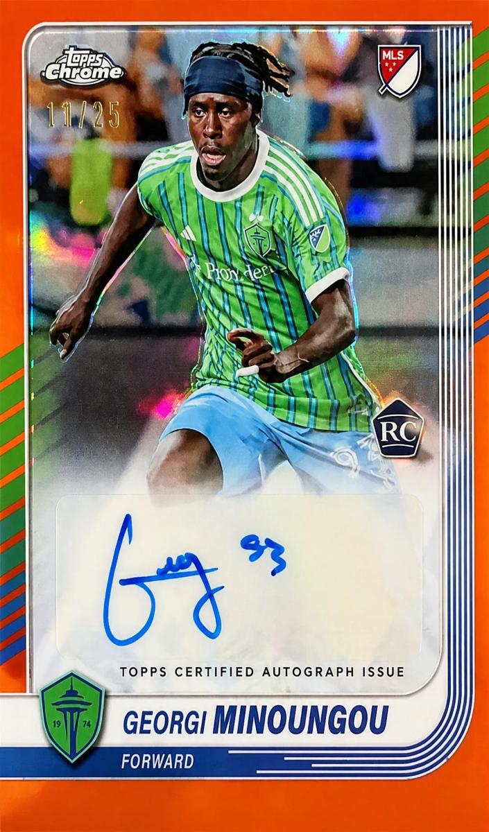 Georgi Minoungou 2025 Chrome MLS Soccer card