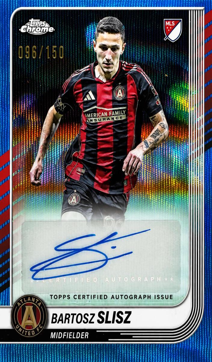 2025 Bartosz Slisz [Blue Wave Refractor] #CA-SZ