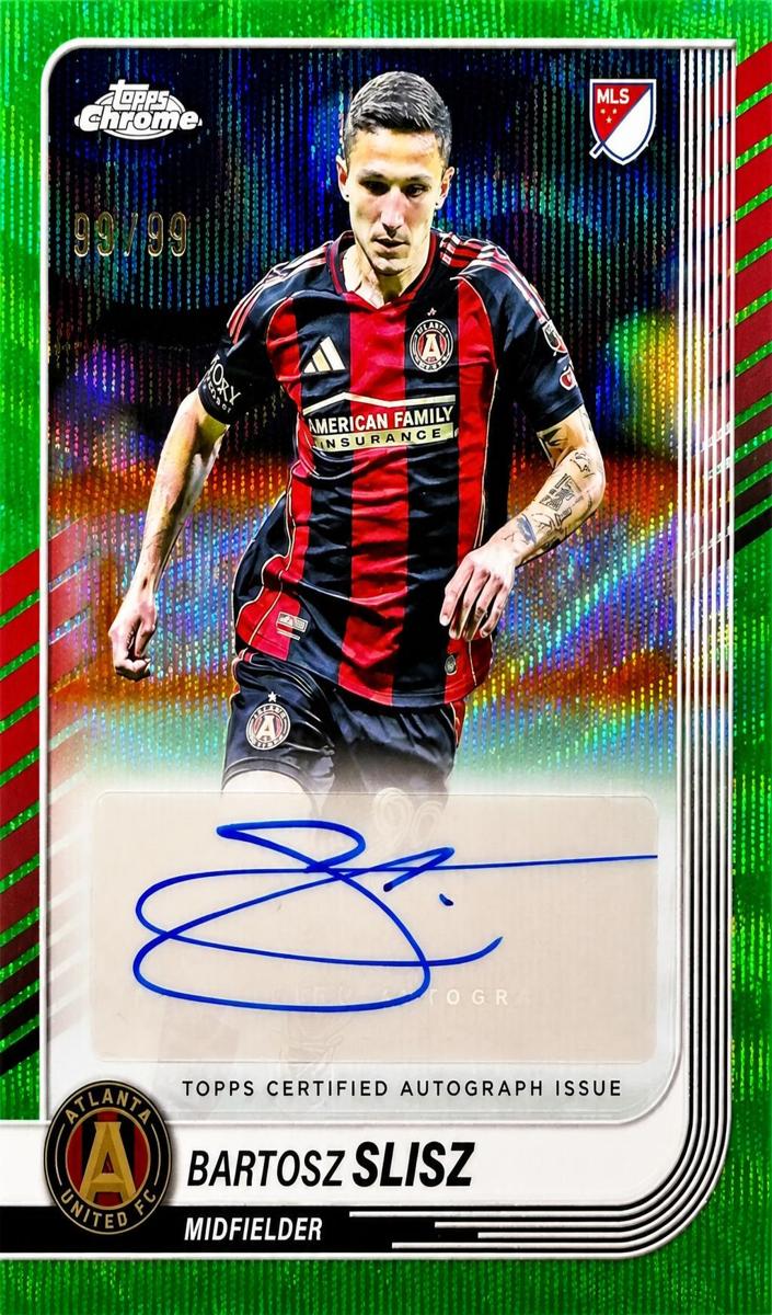2025 Bartosz Slisz [Green Wave Refractor] #CA-SZ
