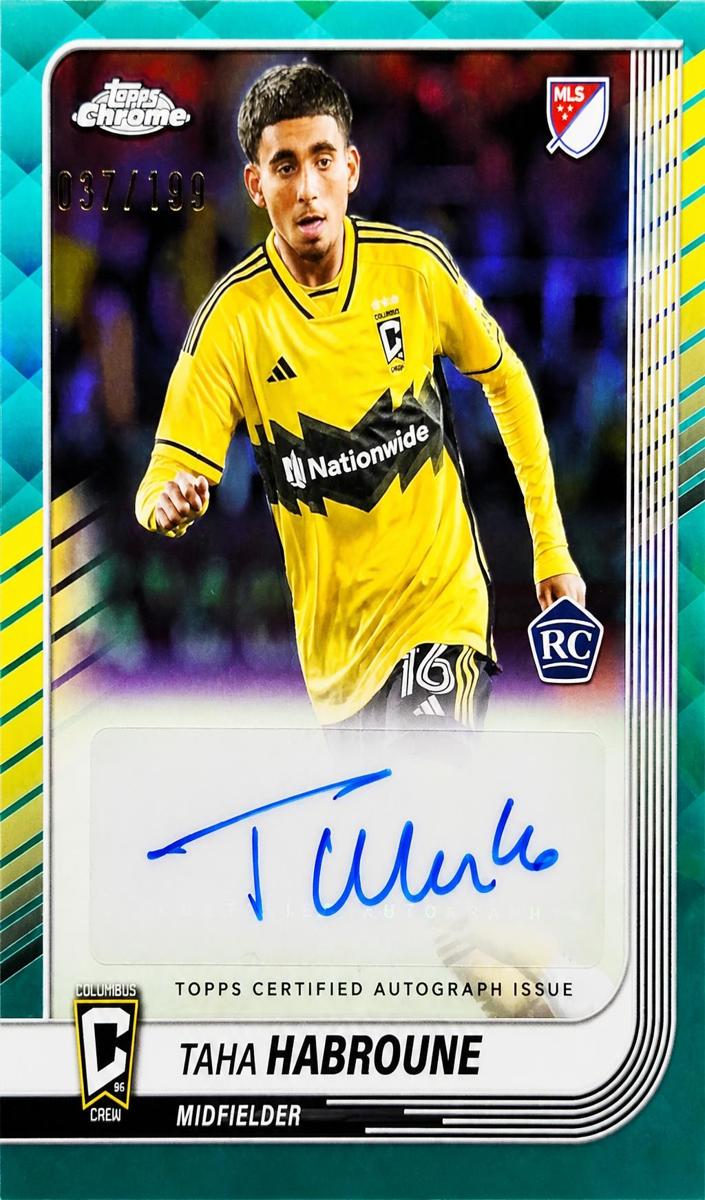 2025 Taha Habroune [Aqua Wave Refractor] #CA-TH