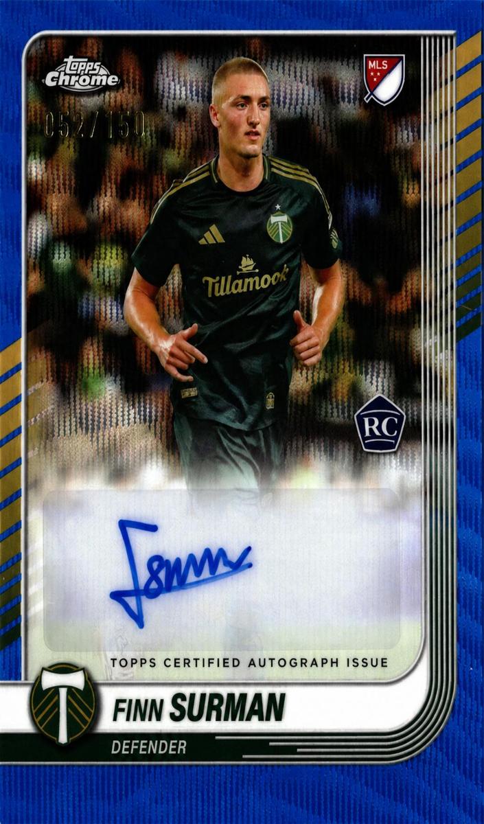 2025 Finn Surman [Blue Refractor] #CA-FS