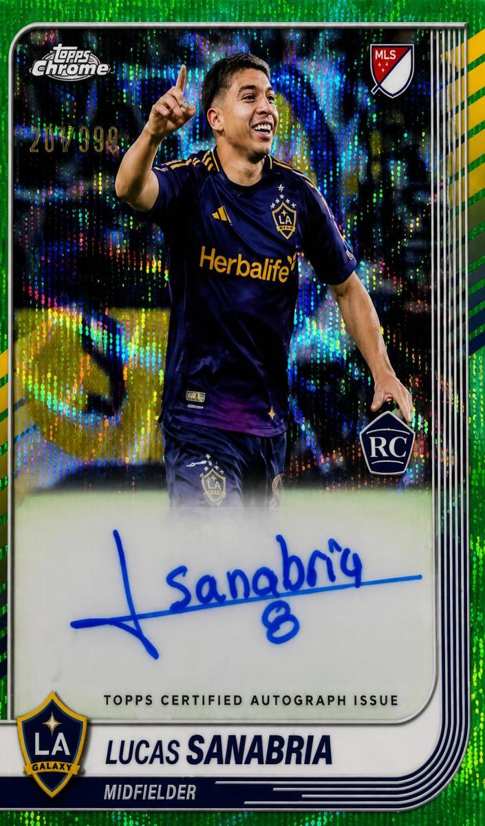 2025 Lucas Sanabria [Green Wave Refractor] #CA-SA