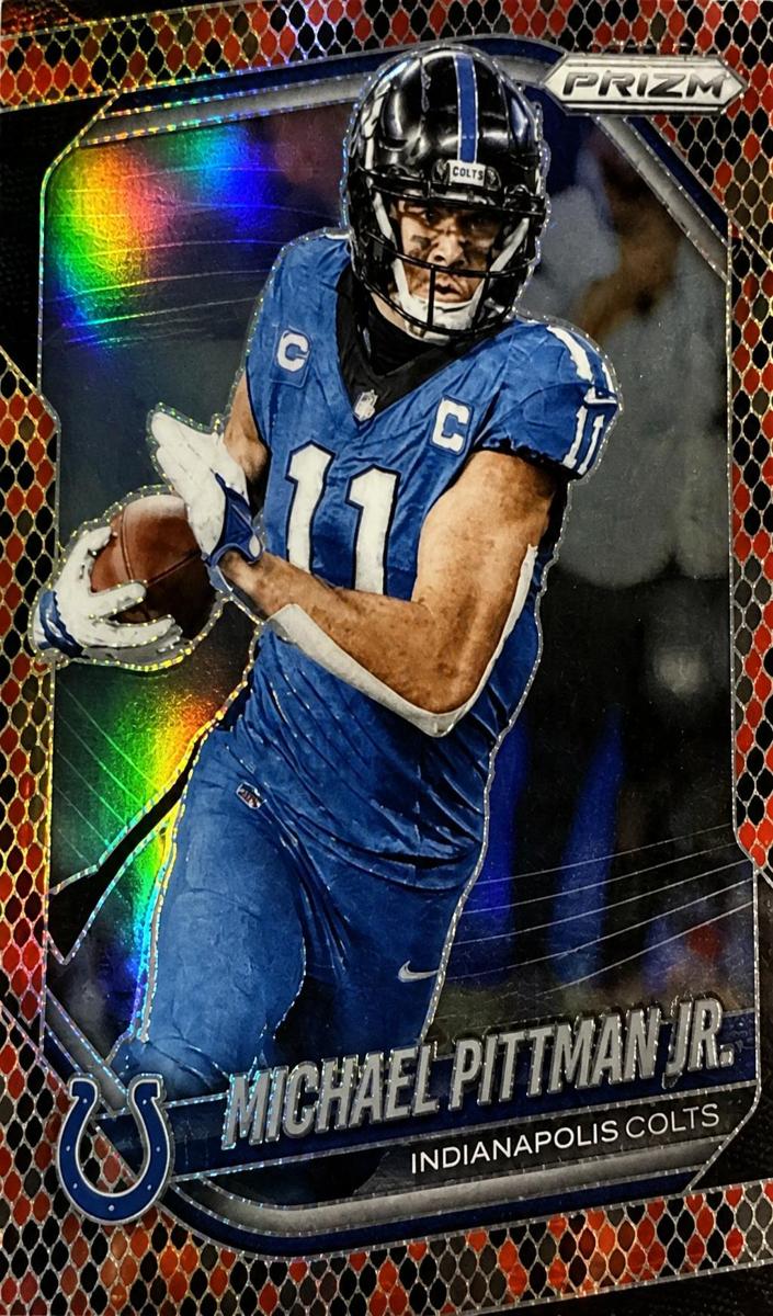 Michael Pittman Jr. 2025 Prizm Football card
