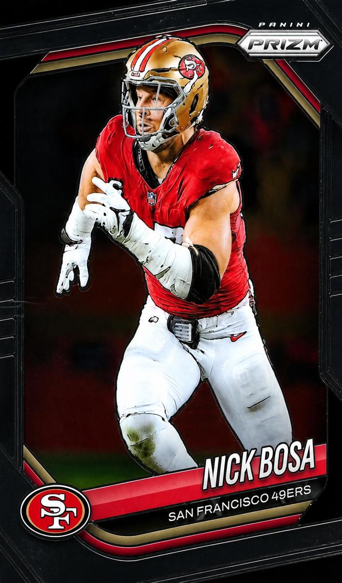 Nick Bosa 2025 Prizm Football card