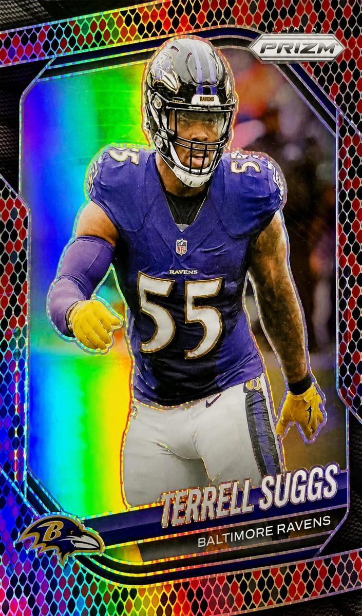 Terrell Suggs 2025 Prizm Football card