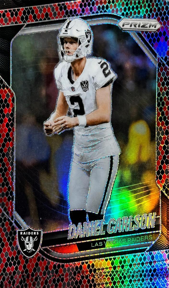 Daniel Carlson 2025 Prizm Football card