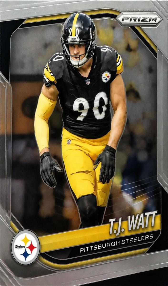 T.J. Watt 2025 Prizm Football card