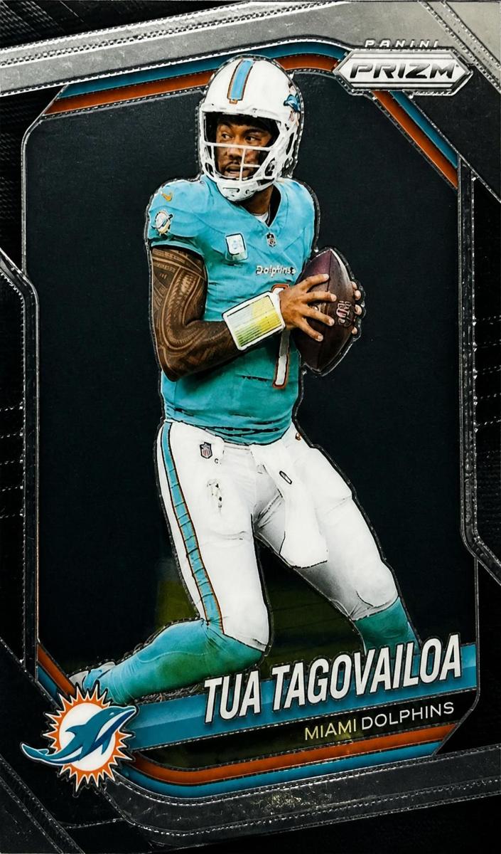 Tua Tagovailoa 2025 Prizm Football card