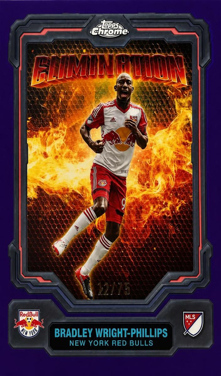 Bradley Wright-Phillips 2025 Chrome MLS Soccer card