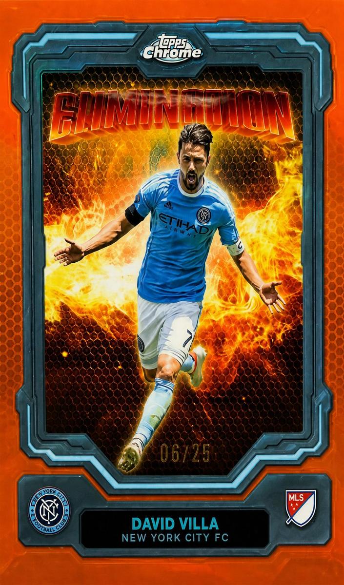 2025 David Villa [Orange Refractor] #EL-24