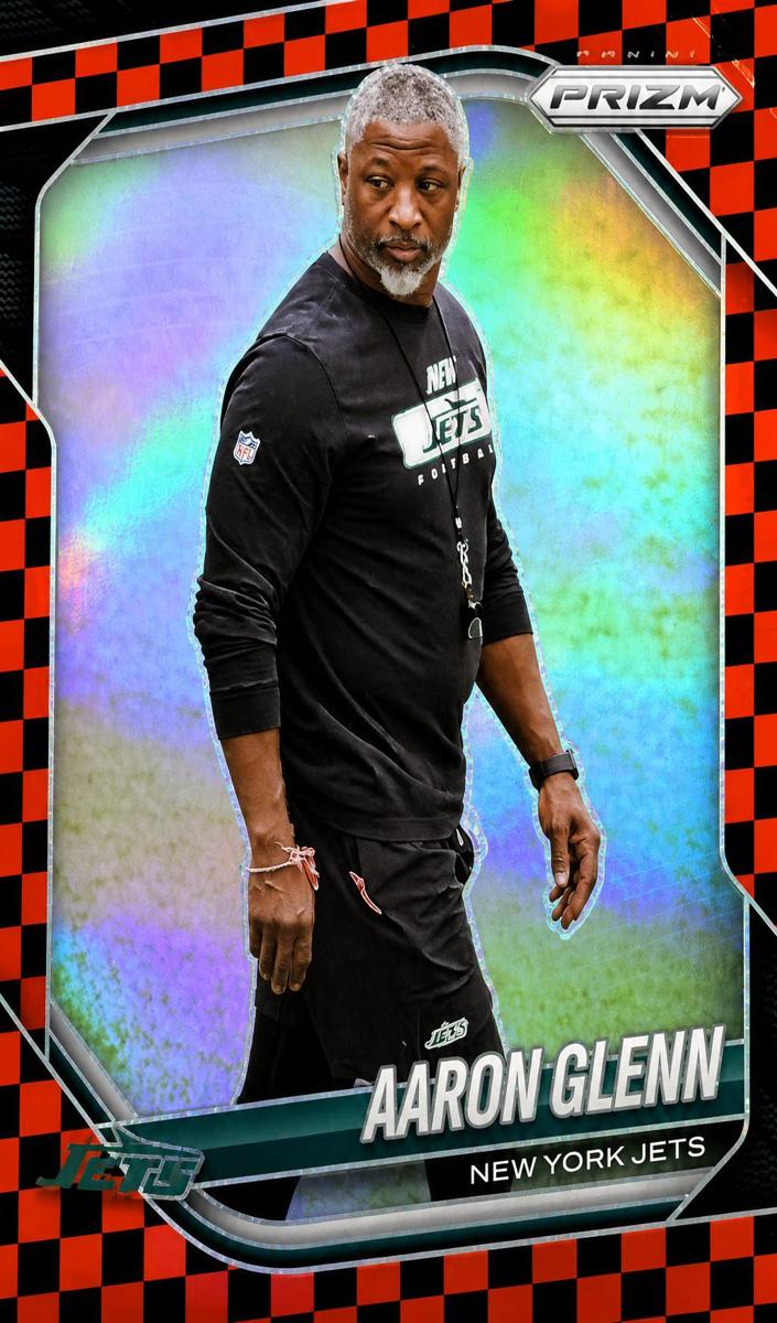 Aaron Glenn 2025 Prizm Football card