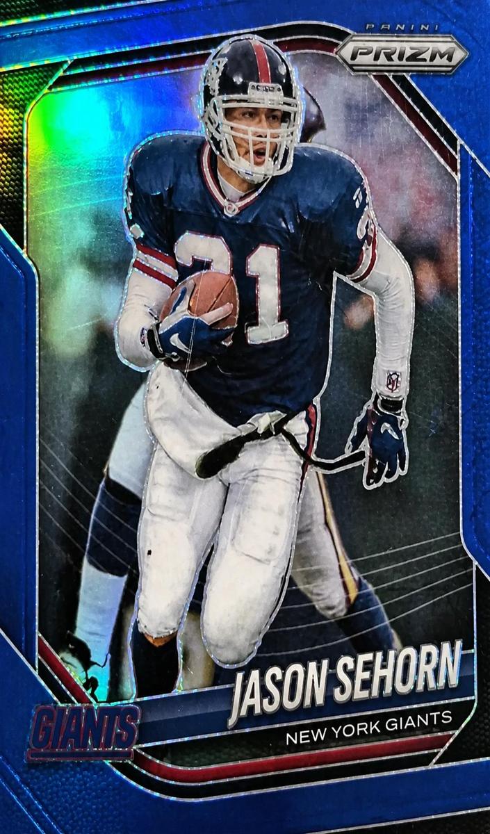 Jason Sehorn 2025 Prizm Football card
