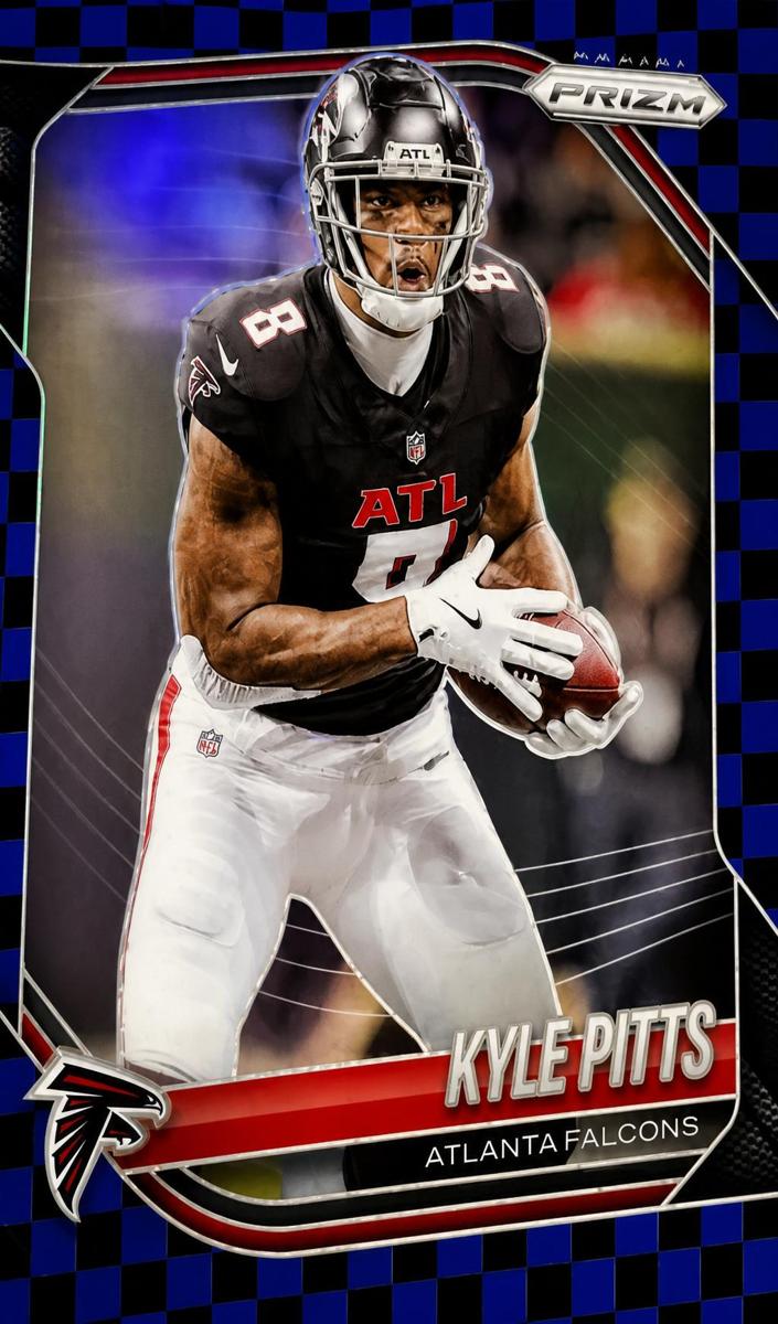 Kyle Pitts 2025 Prizm Football card