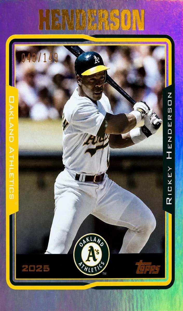 2025 Rickey Henderson [Rainbow Foilboard] #246
