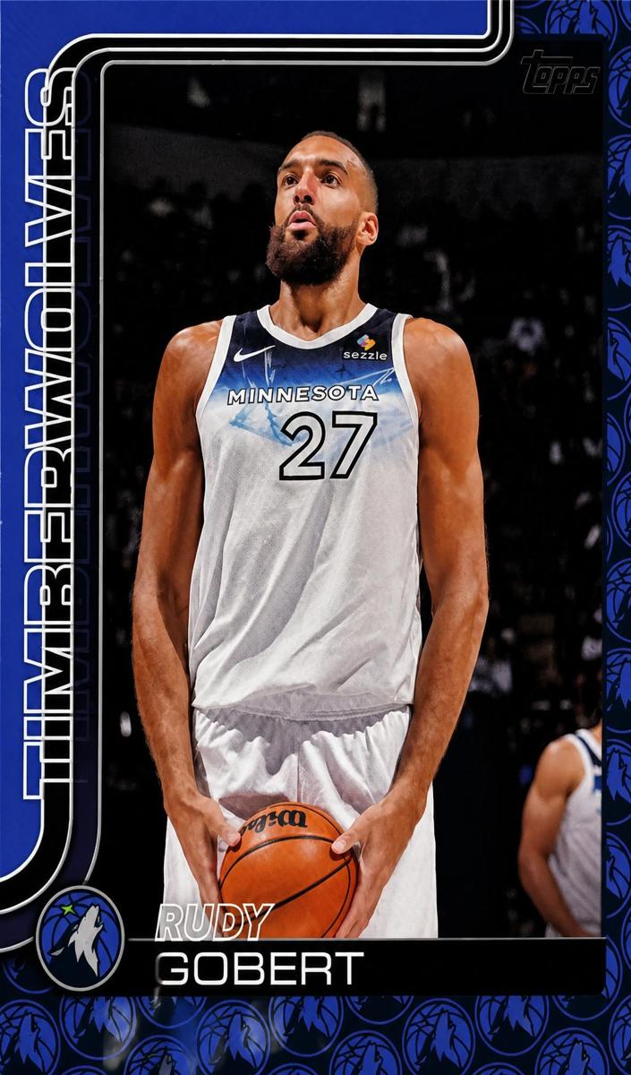 Rudy Gobert 2025 Topps Basketball card