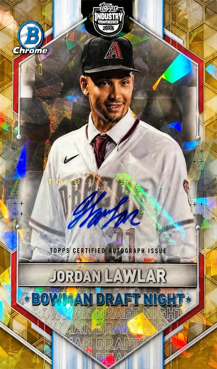 2021 Jordan Lawlar [Gold Atomic] #BDN-4