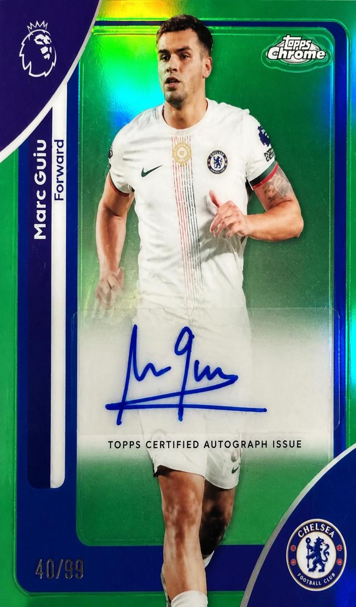 2026 Topps Chrome Premier League Marc Guiu [Green Refractor] #CA-MG card