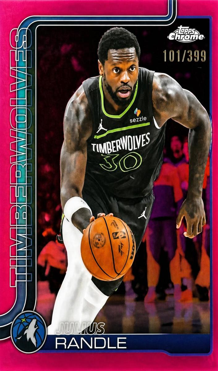 Julius Randle 2025-26 Topps Chrome Basketball card