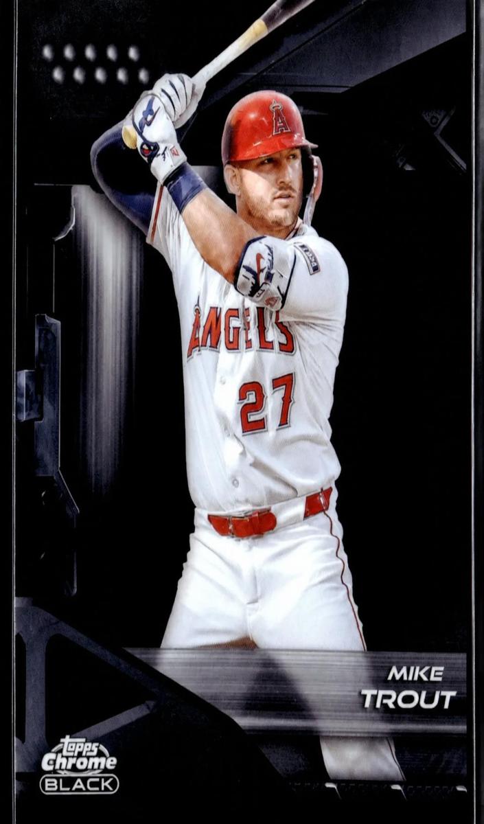 2026 Topps Chrome Black Mike Trout #2 card