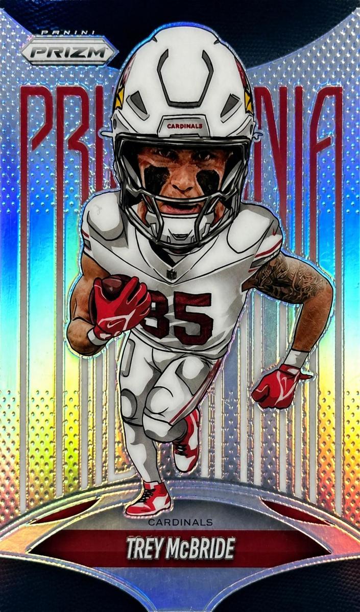 2025 Panini Prizm Prizmania Trey McBride #1 card