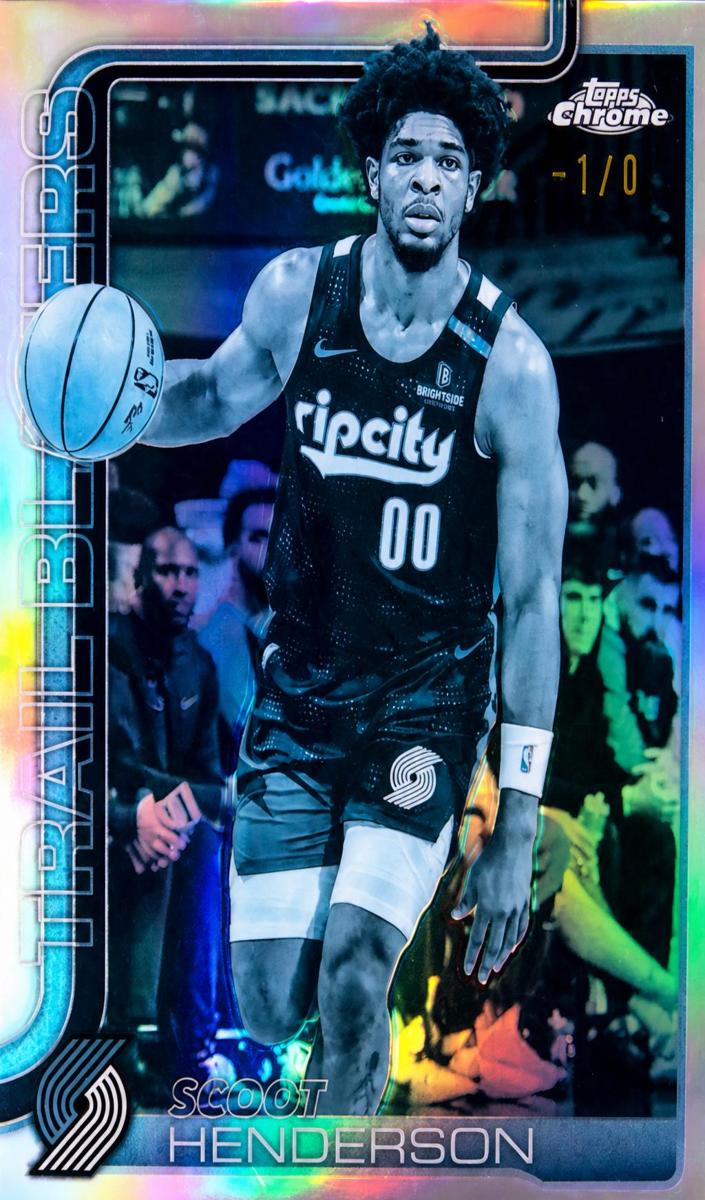 Scoot Henderson 2025-26 Topps Chrome Basketball card