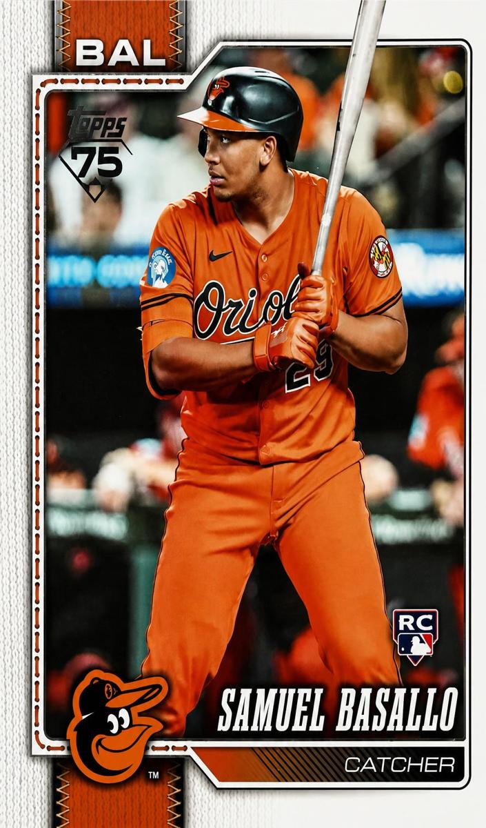 Samuel Basallo 2026 Topps Baseball card