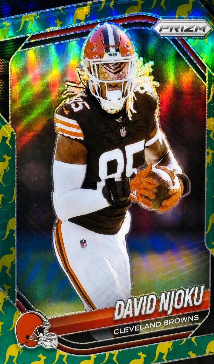 David Njoku 2025 Prizm Football card