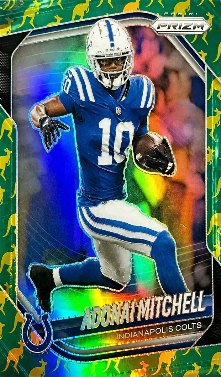 Adonai Mitchell 2025 Prizm Football card