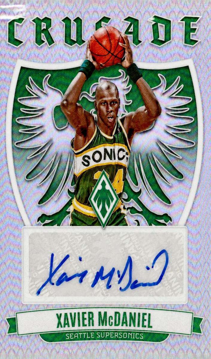 2023 Panini Phoenix Xavier McDaniel #CS-XTI card