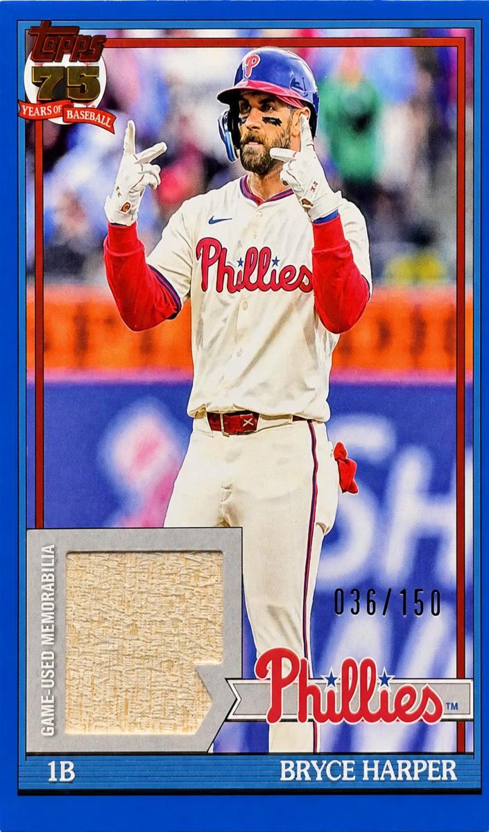 2026 Topps Bryce Harper [Blue] #91R-BH card