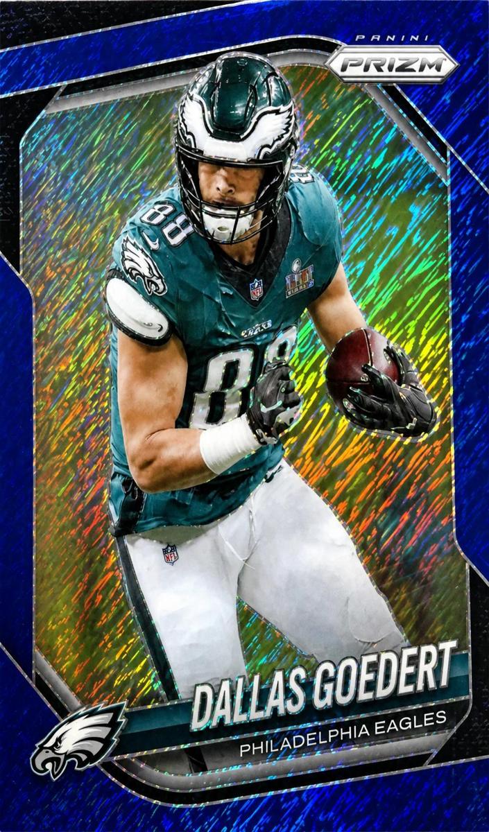 Dallas Goedert 2025 Prizm Football card