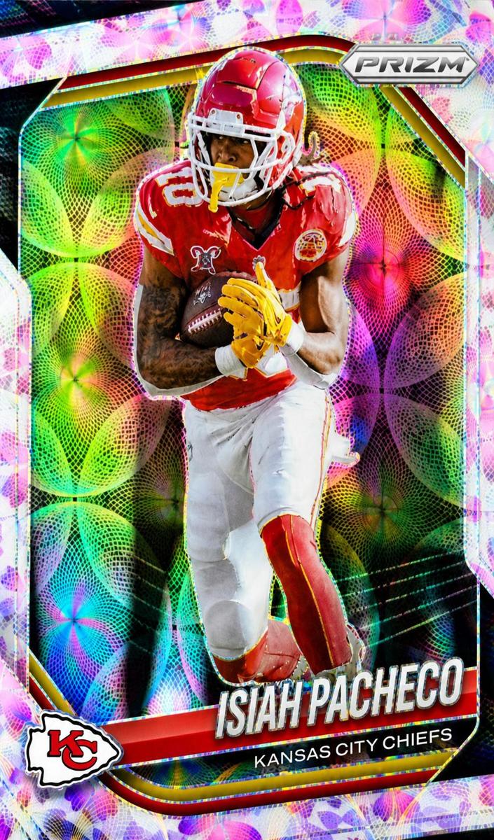 Isiah Pacheco 2025 Prizm Football card