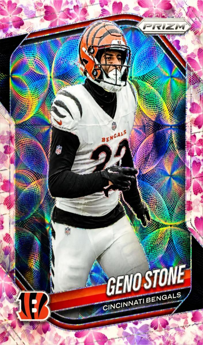 Geno Stone 2025 Prizm Football card
