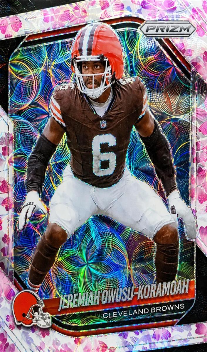 Jeremiah Owusu-Koramoah 2025 Prizm Football card