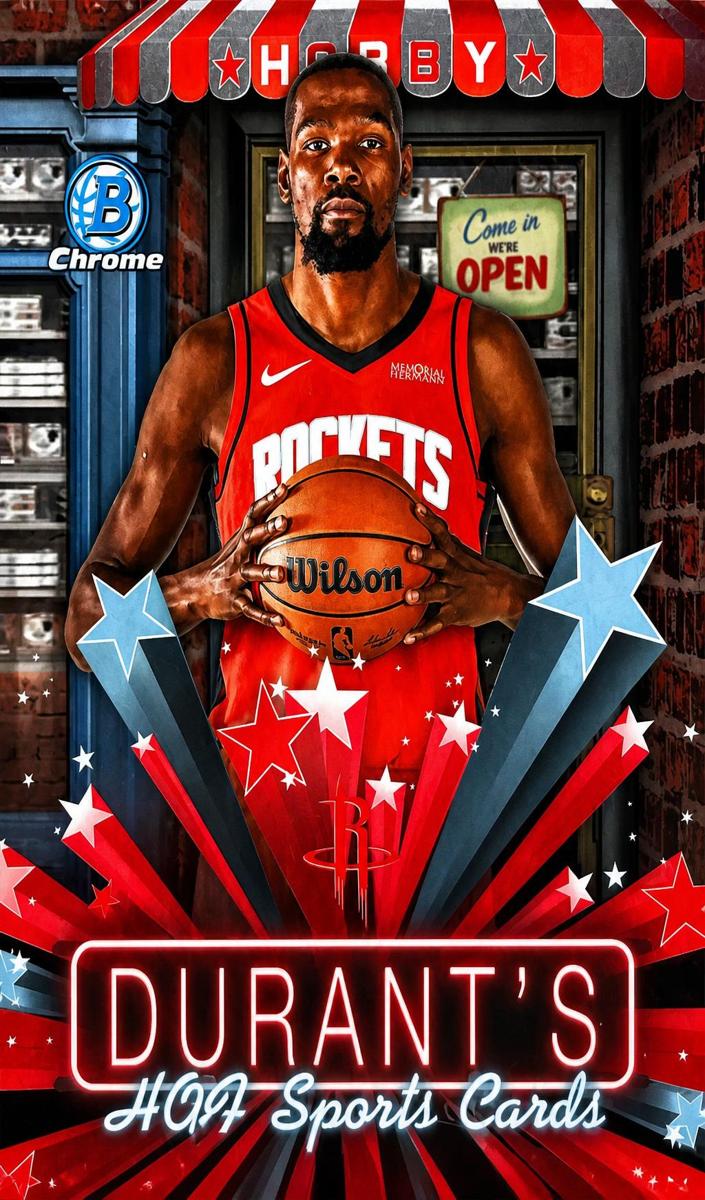 Kevin Durant 2025 Bowman Basketball card