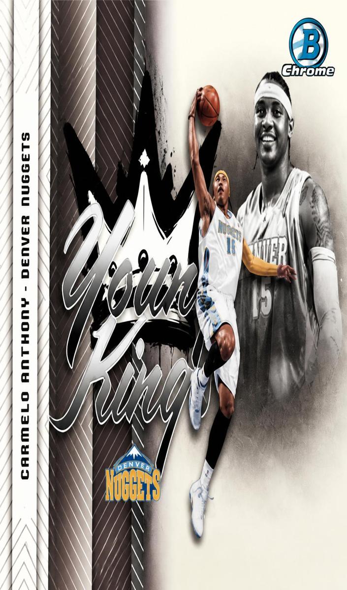 Carmelo Anthony 2025 Bowman Basketball card